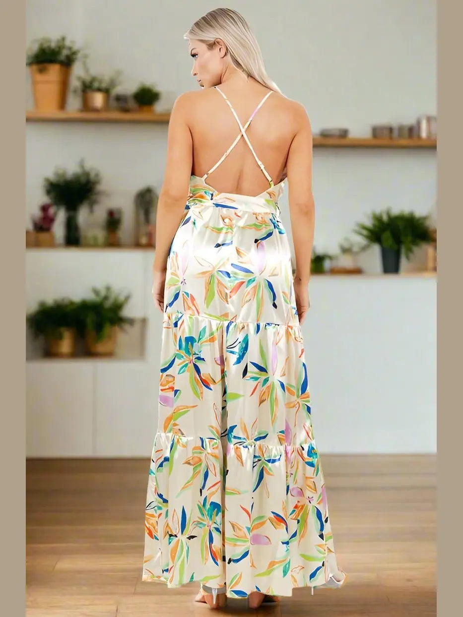 Star Gazing Maxi Dress (Yellow) - Chic Women's Dresses | Belle Kloset Fashion