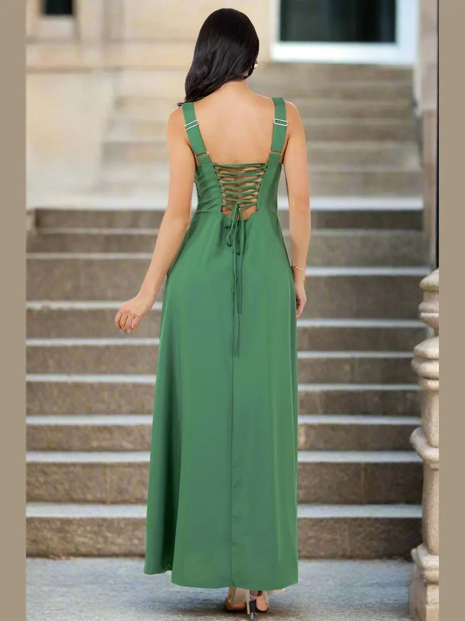 Corset-Style Maxi Dress - Chic Women's Dresses | Belle Kloset Fashion