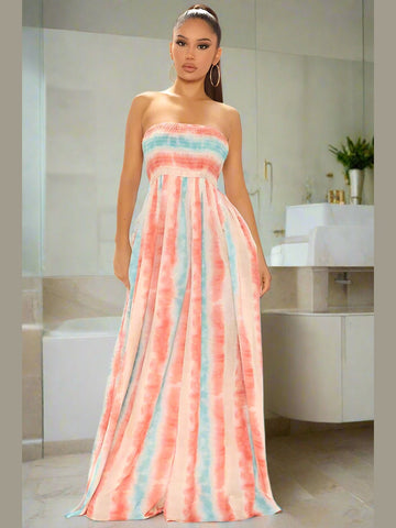 With Flare Wide Leg Jumpsuit