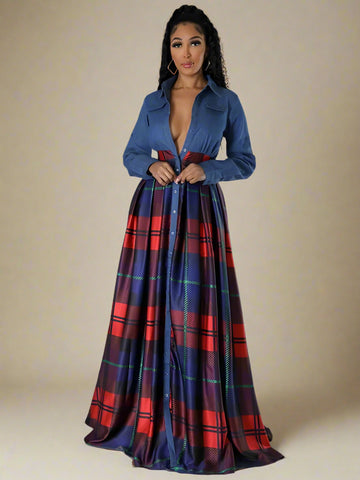 WOMEN FASHION LONG MAXI DRESS