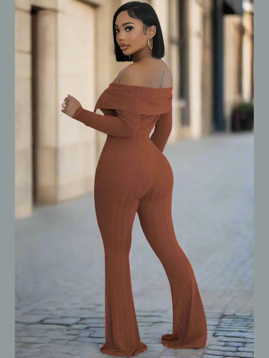 Off-Duty Diva 2-Piece Off-Shoulder Lounge Set - Chic Women's Outfit Set | Belle Kloset Fashion
