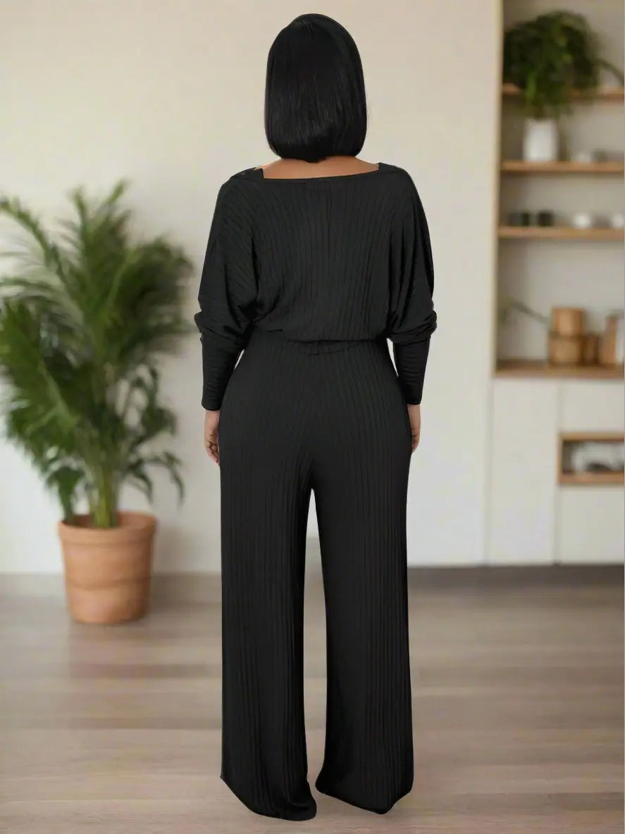 Modern Vibes Two-Piece Jumpsuit Set - Chic Women's Outfit Set | Belle Kloset Fashion