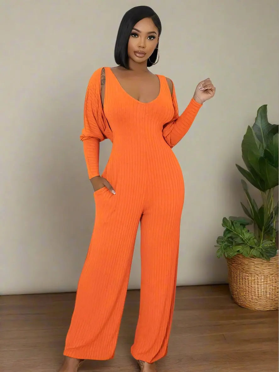 Modern Vibes Two-Piece Jumpsuit Set - Chic Women's Outfit Set | Belle Kloset Fashion