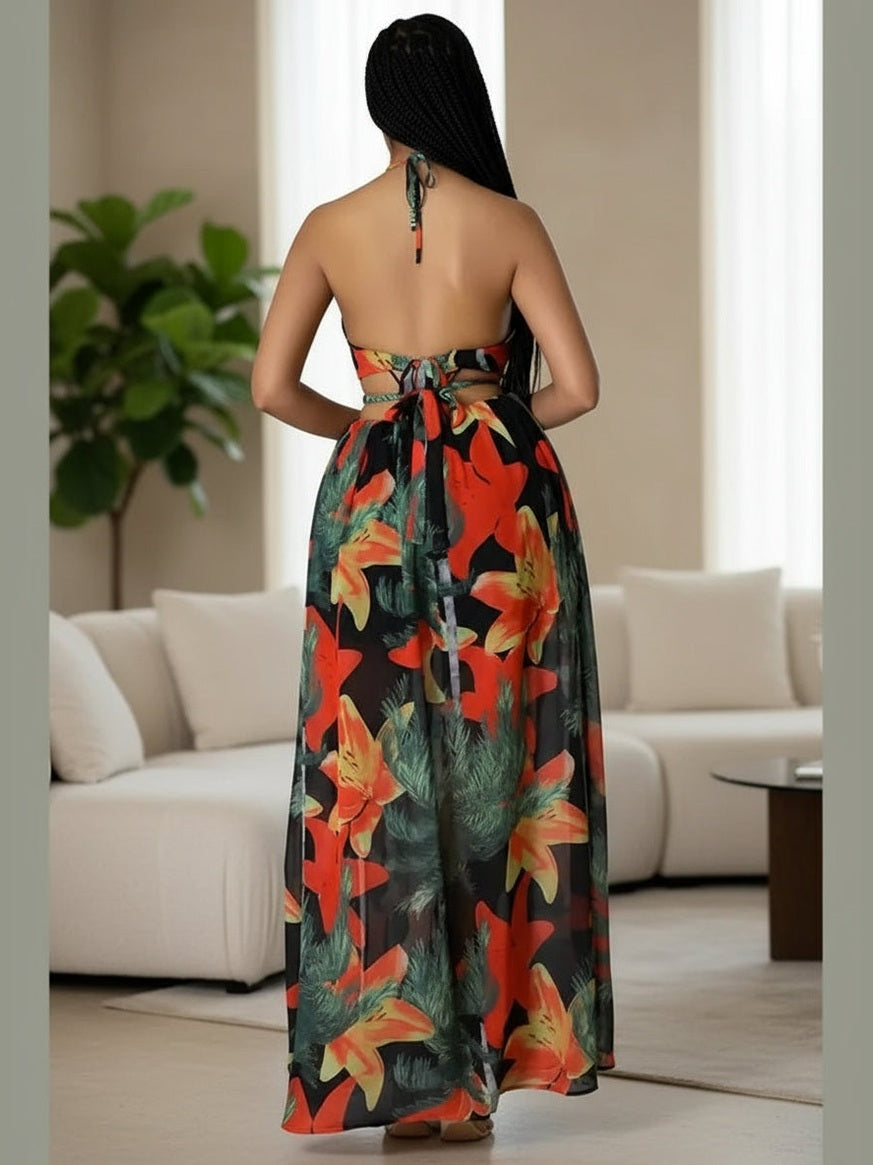 Majestic Charm Maxi Dress - Chic Women's Dresses | Belle Kloset Fashion
