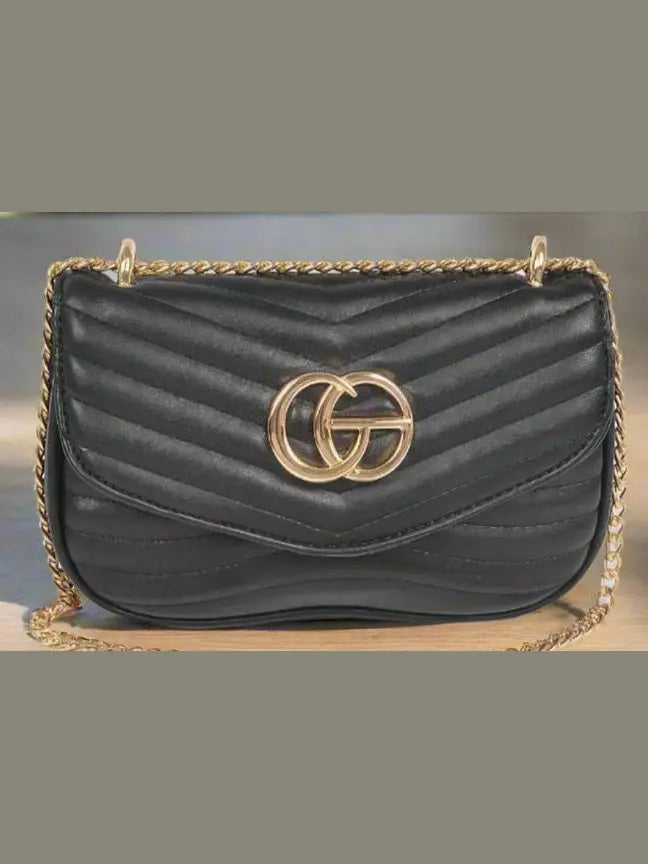 ChicStitch Quilted Faux Leather Crossbody Bag - Chic Women's | Belle Kloset Fashion