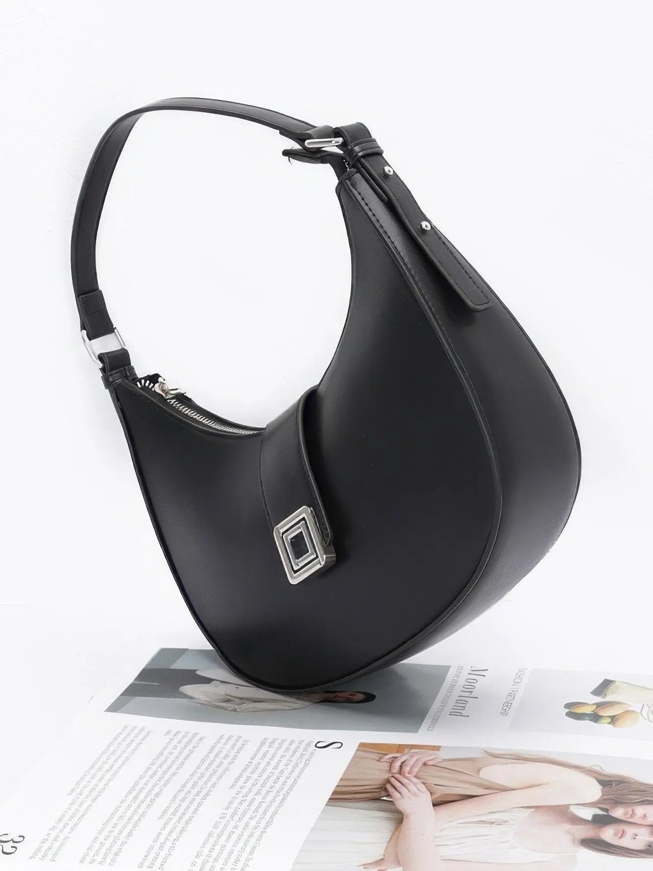 LuxeEase Faux Leather Hobo Bag - Chic Women's | Belle Kloset Fashion