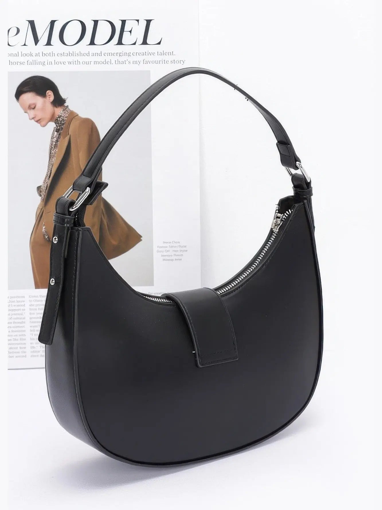 LuxeEase Faux Leather Hobo Bag - Chic Women's | Belle Kloset Fashion