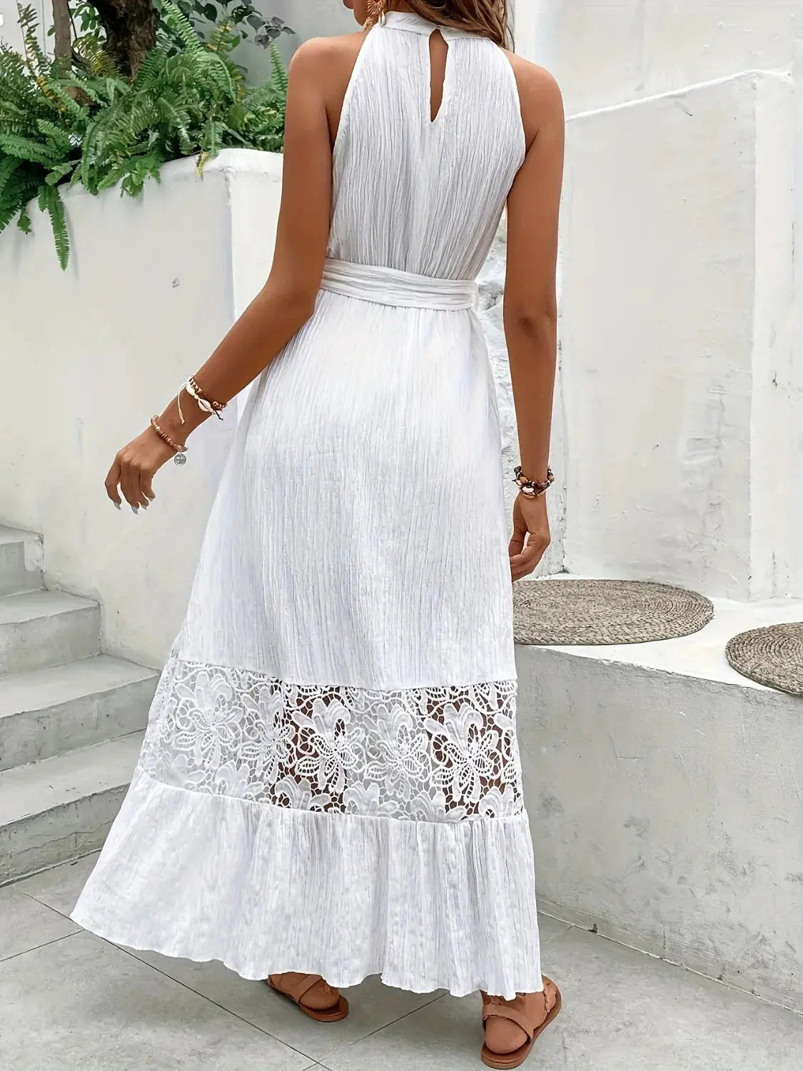 Ethereal Grace Lace Maxi Dress – Chic Women's Dresses | Belle Kloset Fashion