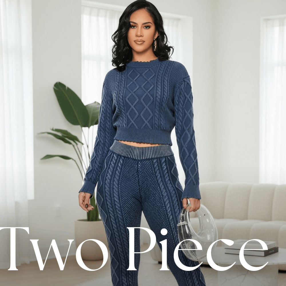 Chic Off-Duty Diva 2-Piece Off-Shoulder Lounge Set in warm earthy tones, featuring a stylish crop top with buttons and flared pants. Perfect for cozy, casual outings in our Two Piece Sets collection.