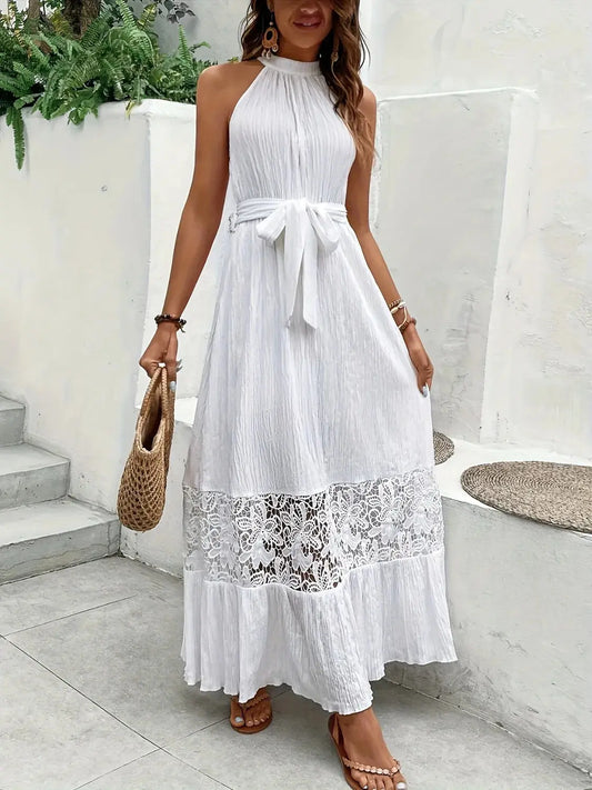 Ethereal Grace Lace Maxi Dress – Chic Women's Dresses | Belle Kloset Fashion