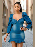 Rhapsody in Blue Denim Dress