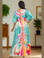 Sunset Breeze Multicolor Dress (Green) - Chic Women's Dresses | Belle Kloset Fashion
