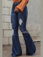 Skylar Bell Bottom Jean- Inseam 32" - Chic Women's  | Belle Kloset Fashion