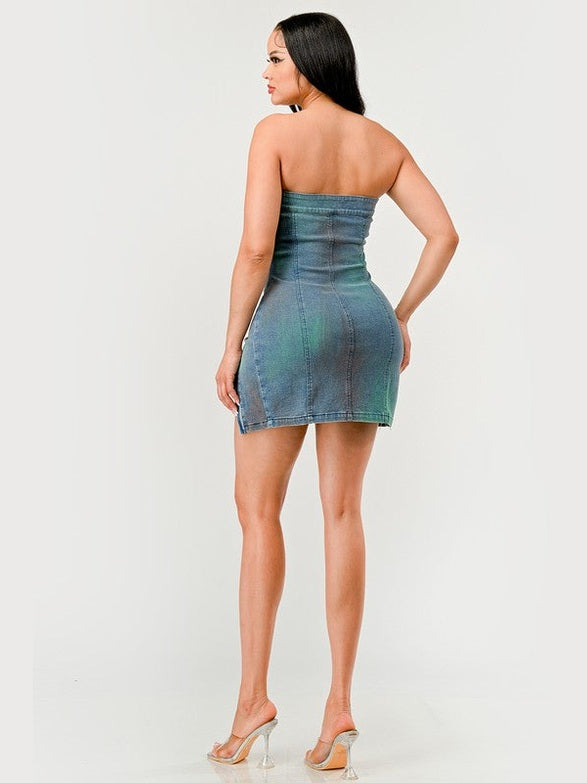 The Denim Happy Hour Dress