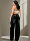 Black Washed-Out High-Waist Cargo Pants - Chic Women's Jeans | Belle Kloset Fashion