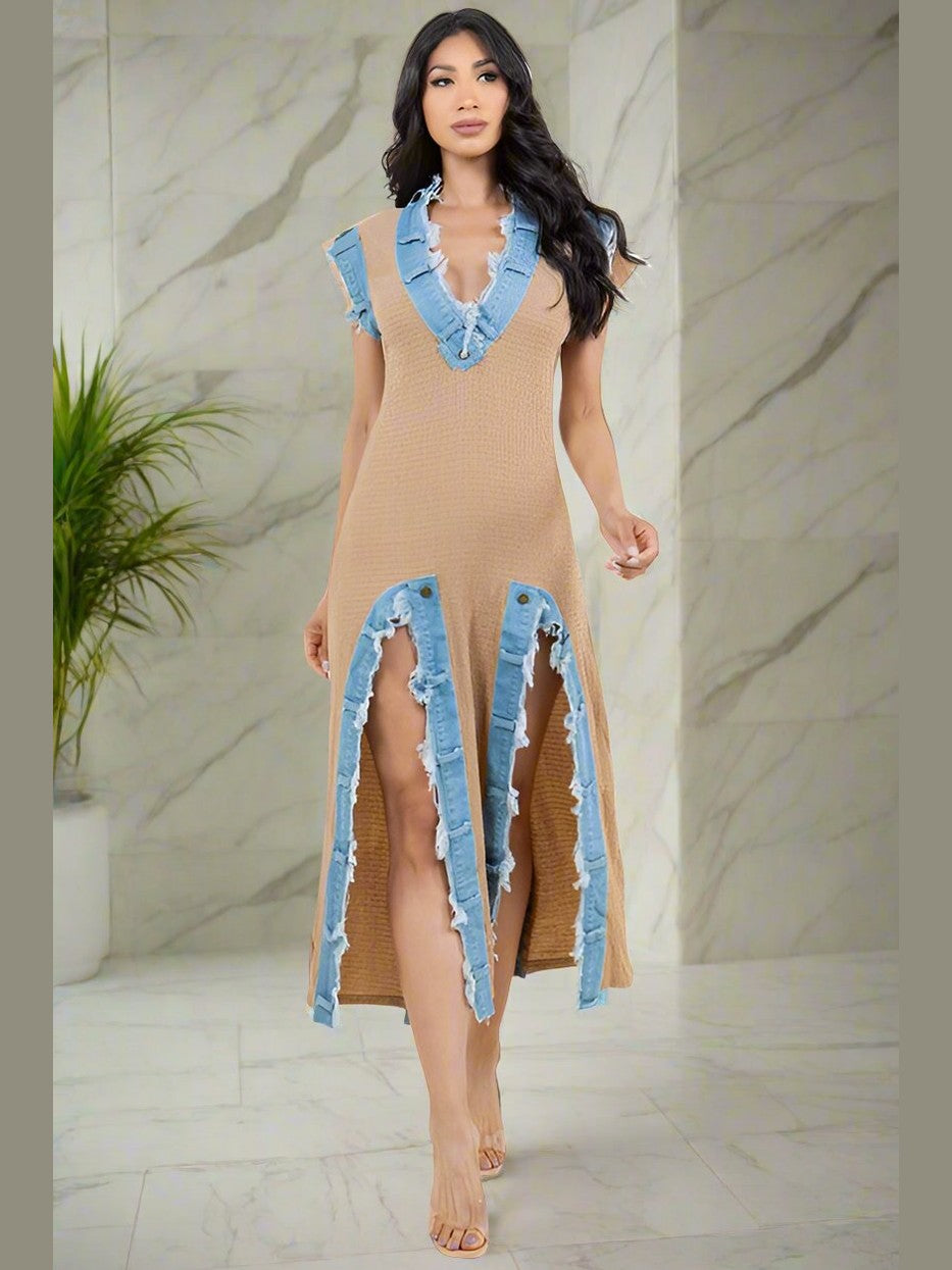 The Split Maxi Dress – Chic Women's Dresses | Belle Kloset Fashion