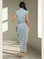 Peek-A-Boo Denim Set - Chic Women's Outfit Set | Belle Kloset Fashion