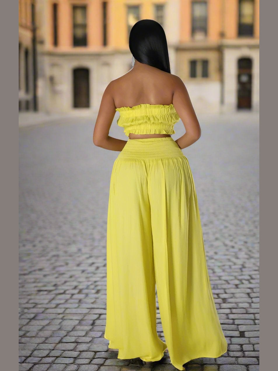 Wide Leg Two Piece Set - Chic Women's Outfit Set | Belle Kloset Fashion