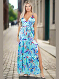 Star Gazing Maxi Dress Blue