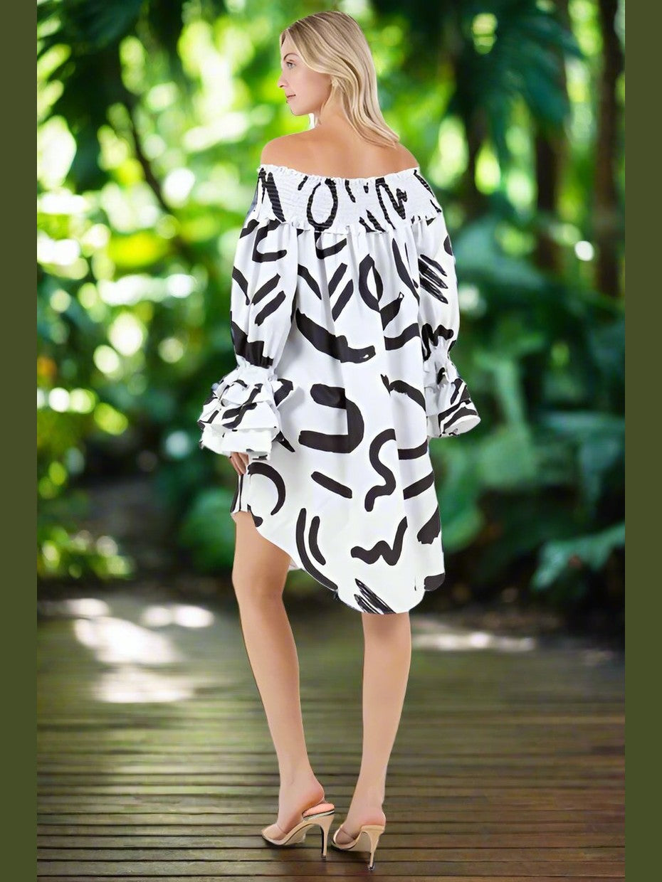 Erica Off Shoulder Midi Dress