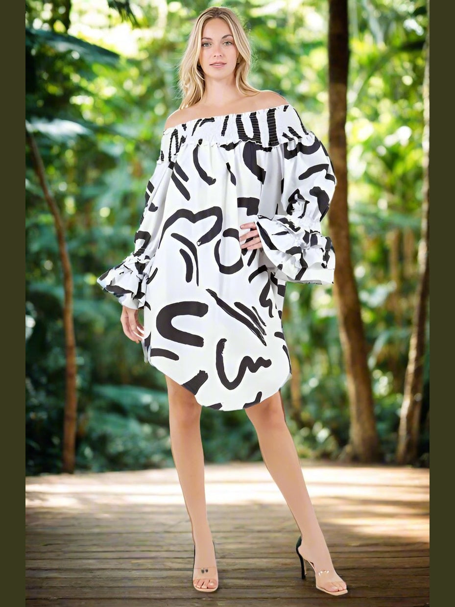 Erica Off Shoulder Midi Dress