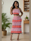 Stepping Out Crotchet Two-Piece Set