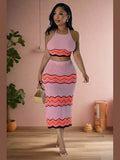 Stepping Out Crotchet Two-Piece Set