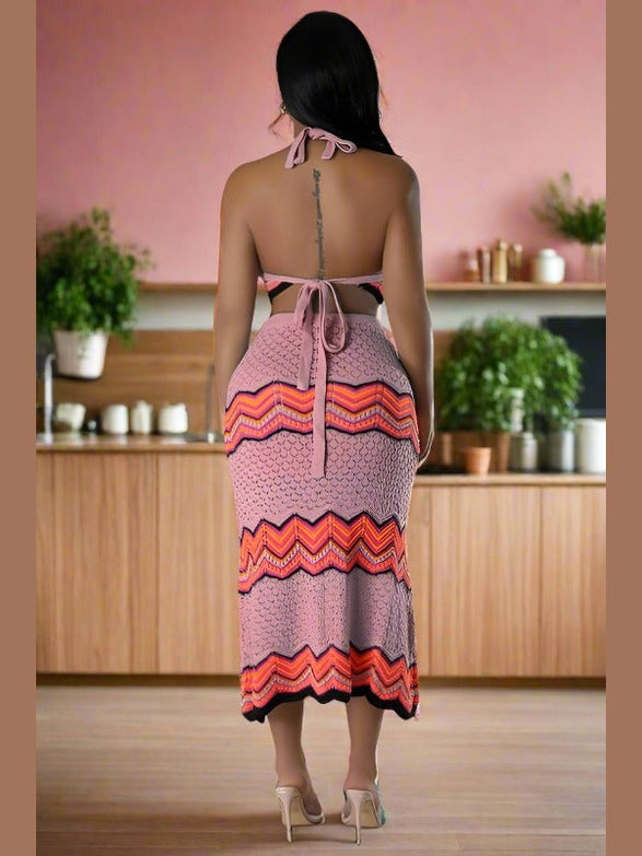Stepping Out Crotchet Two-Piece Set