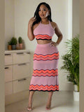 Stepping Out Crotchet Two-Piece Set