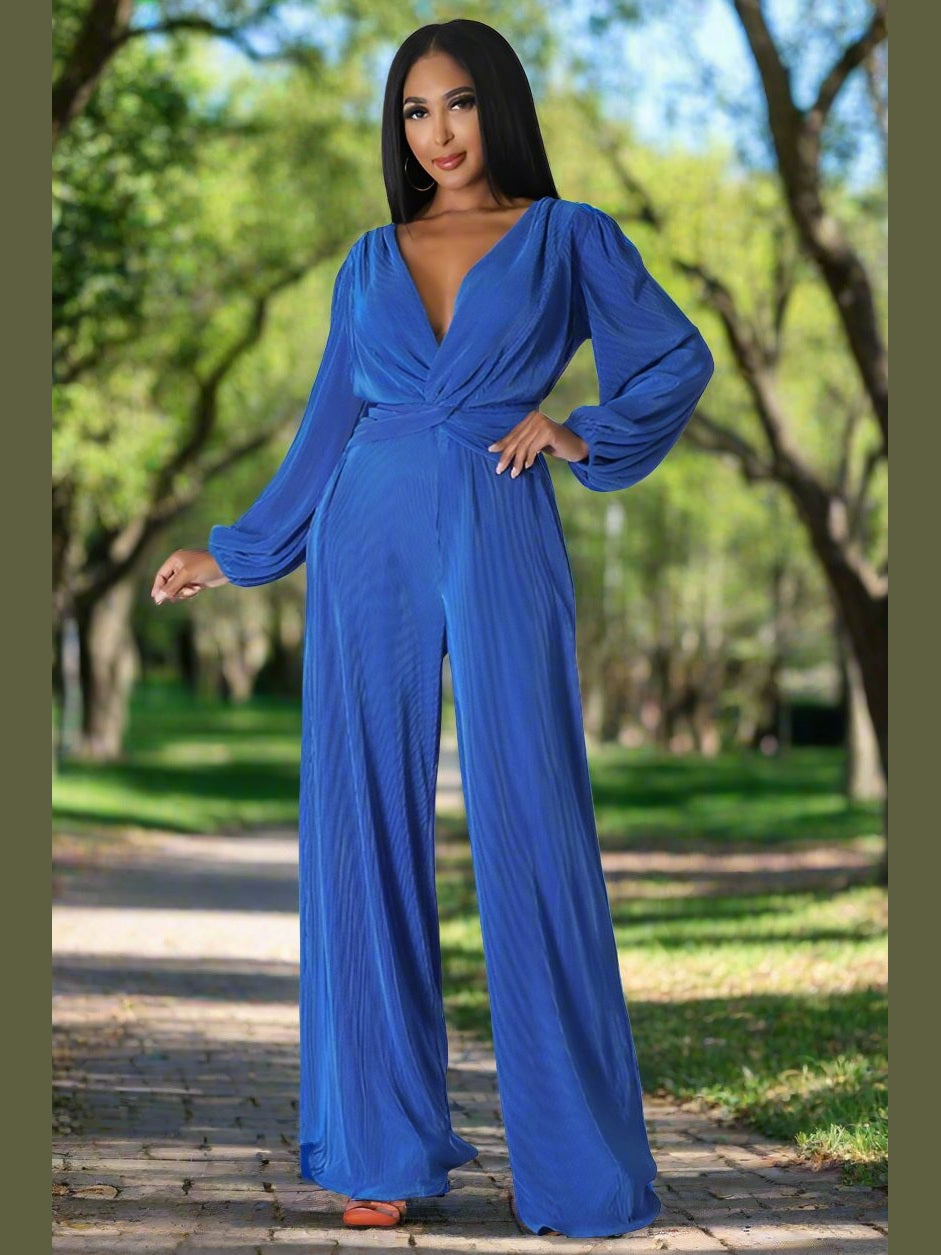 Touch & Go Wide Leg Jumpsuit - Chic Women's Outfit Set | Belle Kloset Fashion