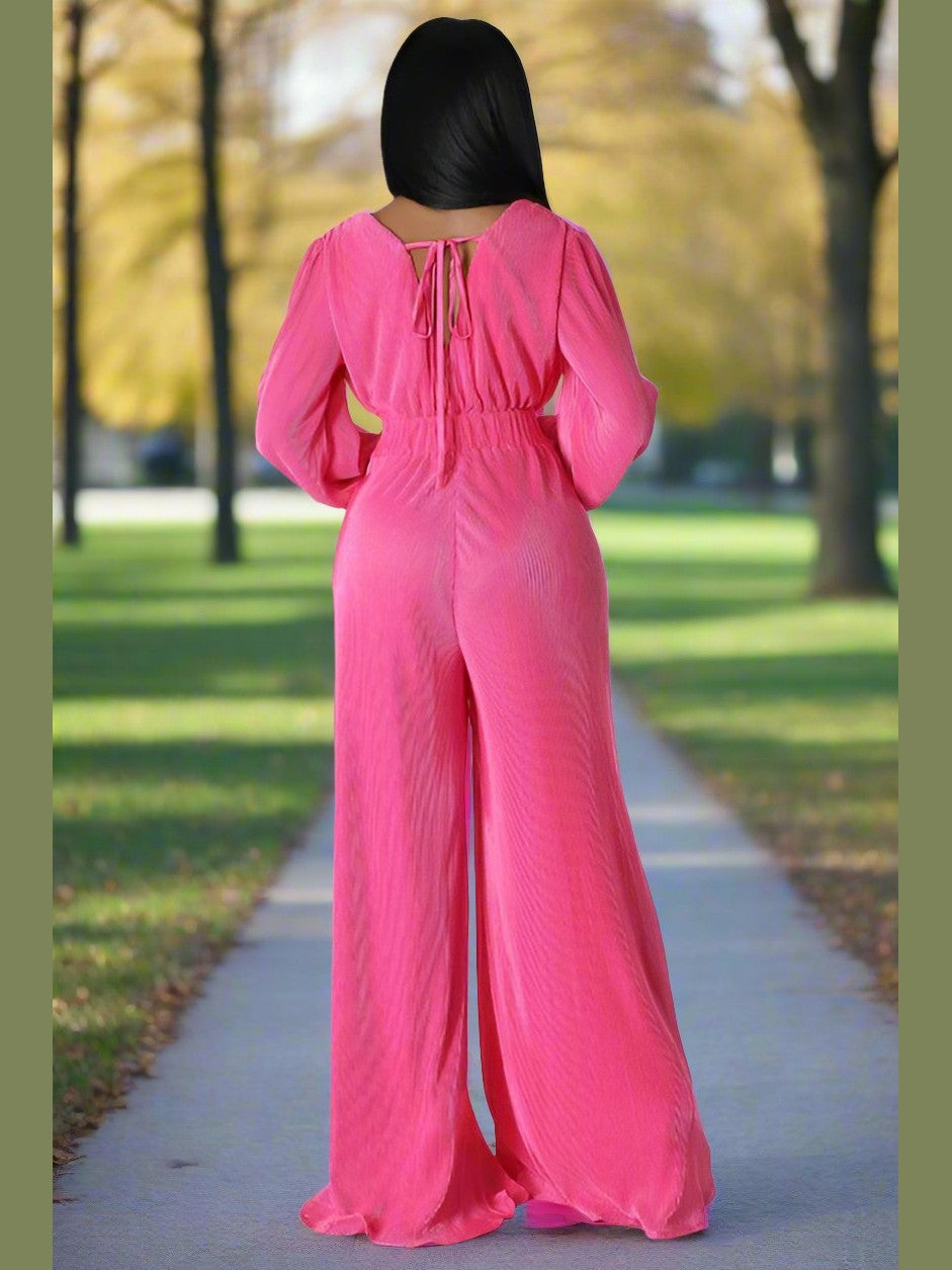 Touch & Go Wide Leg Jumpsuit - Chic Women's Outfit Set | Belle Kloset Fashion