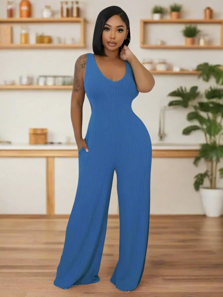 Vibes Two-Piece Jumpsuit Set - Chic Women's Outfit Set | Belle Kloset Fashion