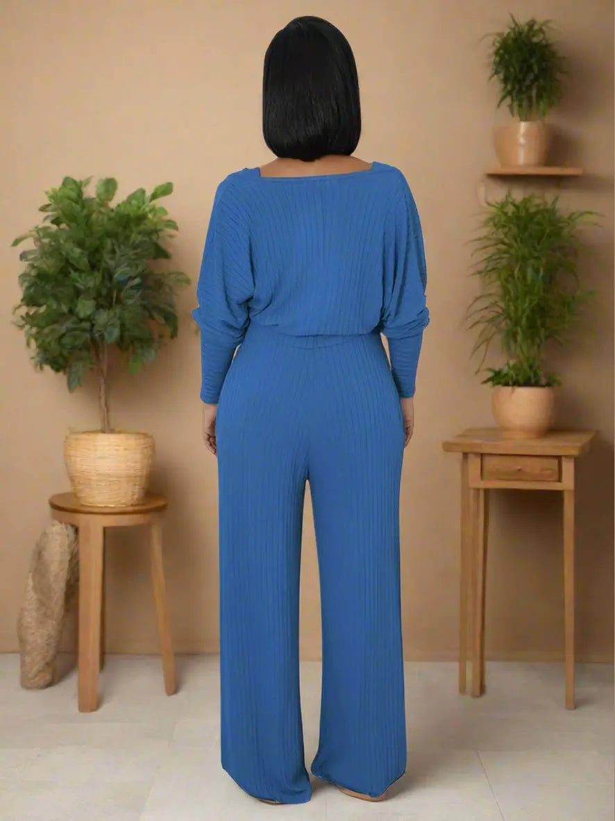 Vibes Two-Piece Jumpsuit Set - Chic Women's Outfit Set | Belle Kloset Fashion