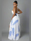 Seaside Allure Halter Maxi Dress – Chic Women's Dresses | Belle Kloset Fashion