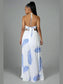 Seaside Allure Halter Maxi Dress – Chic Women's Dresses | Belle Kloset Fashion