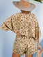 Boho Breeze Floral Batwing Romper – Chic Women's Outfit Set | Belle Kloset Fashion