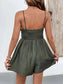 Laced Up Allure Spaghetti Strap Romper – Chic Women's Outfit Set | Belle Kloset Fashion