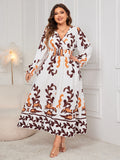 Honey Flounce Sleeve Dress