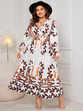 Honey Flounce Sleeve Dress