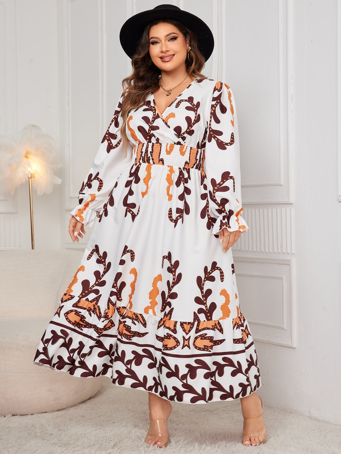 Honey Flounce Sleeve Dress