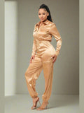 Pop of Gold Jumpsuit