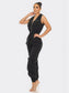 Hooded Cargo Jumpsuit (Black) - Chic Women's Outfit Set | Belle Kloset Fashion
