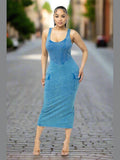 Where We Going Cargo Midi Dress