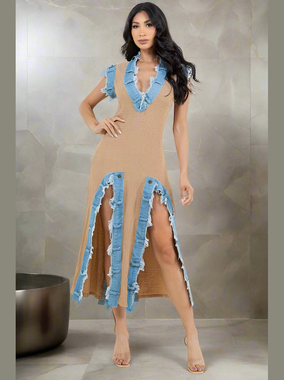 The Split Maxi Dress – Chic Women's Dresses | Belle Kloset Fashion