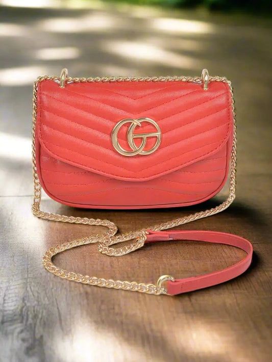 ChicStitch Quilted Faux Leather Crossbody Bag - Chic Women's  | Belle Kloset Fashion