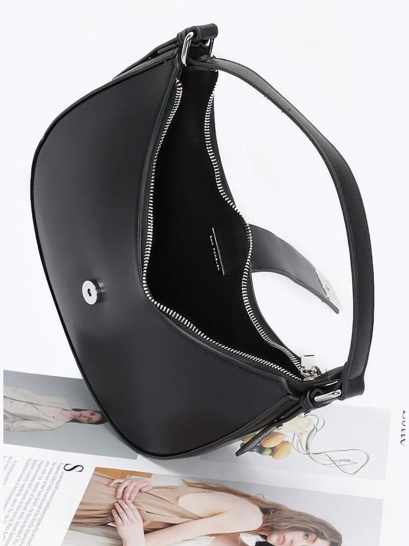LuxeEase Faux Leather Hobo Bag - Chic Women's  | Belle Kloset Fashion