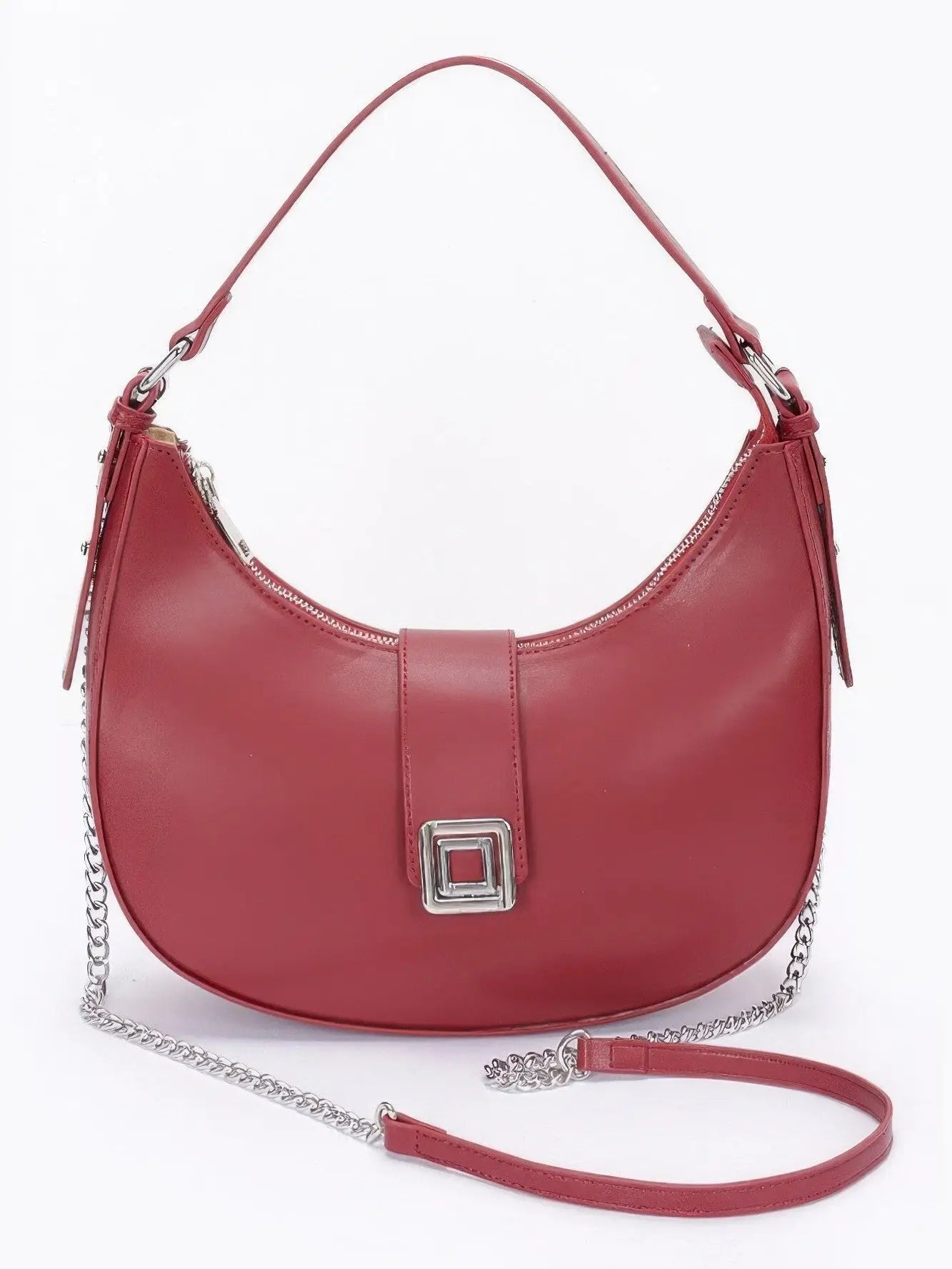 LuxeEase Faux Leather Hobo Bag - Chic Women's  | Belle Kloset Fashion