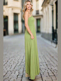 Summer Breeze Cami Maxi Dress Olive