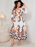 Honey Flounce Sleeve Dress